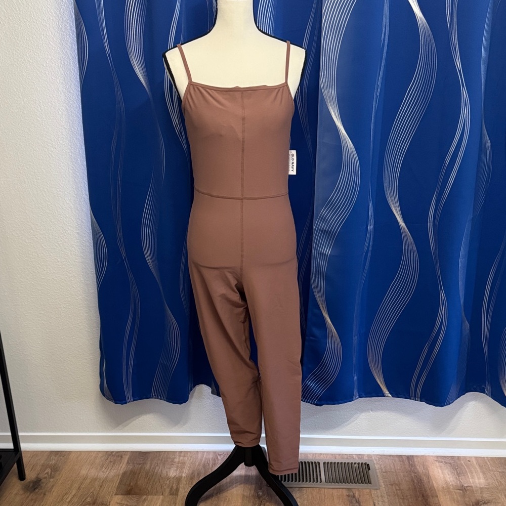 Brown Women's Athletic Jumpsuit